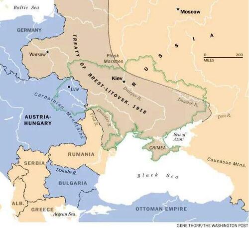 Ukraina od końca I wojny światowej