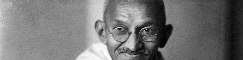Mahatma Gandhi: First they ignore you...