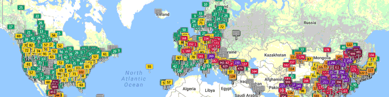 Real-time Air Quality Index (AQI)